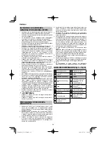 Предварительный просмотр 28 страницы HIKOKI G 23SCA Handling Instructions Manual