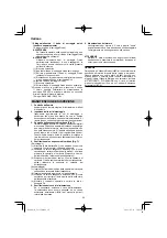 Предварительный просмотр 30 страницы HIKOKI G 23SCA Handling Instructions Manual