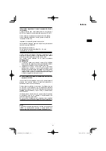 Предварительный просмотр 31 страницы HIKOKI G 23SCA Handling Instructions Manual