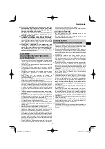 Предварительный просмотр 35 страницы HIKOKI G 23SCA Handling Instructions Manual