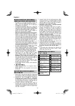 Предварительный просмотр 42 страницы HIKOKI G 23SCA Handling Instructions Manual