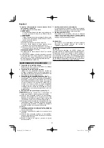 Предварительный просмотр 44 страницы HIKOKI G 23SCA Handling Instructions Manual