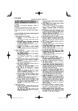 Предварительный просмотр 46 страницы HIKOKI G 23SCA Handling Instructions Manual