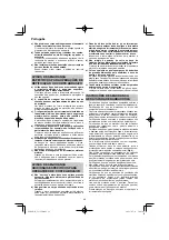 Предварительный просмотр 48 страницы HIKOKI G 23SCA Handling Instructions Manual