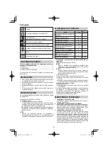 Предварительный просмотр 50 страницы HIKOKI G 23SCA Handling Instructions Manual