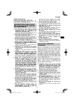 Предварительный просмотр 53 страницы HIKOKI G 23SCA Handling Instructions Manual