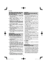 Предварительный просмотр 54 страницы HIKOKI G 23SCA Handling Instructions Manual