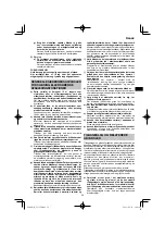 Предварительный просмотр 59 страницы HIKOKI G 23SCA Handling Instructions Manual