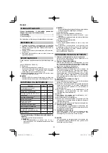 Предварительный просмотр 62 страницы HIKOKI G 23SCA Handling Instructions Manual