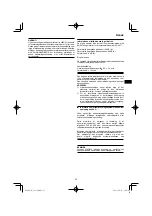 Предварительный просмотр 63 страницы HIKOKI G 23SCA Handling Instructions Manual