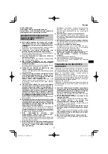 Предварительный просмотр 65 страницы HIKOKI G 23SCA Handling Instructions Manual