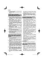 Предварительный просмотр 72 страницы HIKOKI G 23SCA Handling Instructions Manual