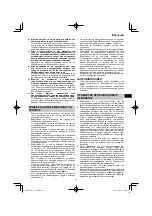 Предварительный просмотр 79 страницы HIKOKI G 23SCA Handling Instructions Manual