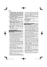 Предварительный просмотр 86 страницы HIKOKI G 23SCA Handling Instructions Manual