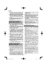 Предварительный просмотр 92 страницы HIKOKI G 23SCA Handling Instructions Manual