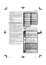 Предварительный просмотр 99 страницы HIKOKI G 23SCA Handling Instructions Manual