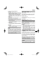 Предварительный просмотр 101 страницы HIKOKI G 23SCA Handling Instructions Manual