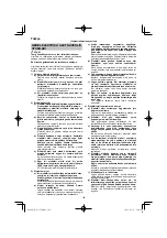 Предварительный просмотр 102 страницы HIKOKI G 23SCA Handling Instructions Manual