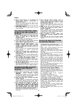 Предварительный просмотр 104 страницы HIKOKI G 23SCA Handling Instructions Manual