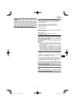 Предварительный просмотр 107 страницы HIKOKI G 23SCA Handling Instructions Manual