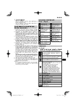 Предварительный просмотр 111 страницы HIKOKI G 23SCA Handling Instructions Manual