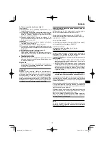 Предварительный просмотр 113 страницы HIKOKI G 23SCA Handling Instructions Manual