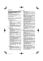 Предварительный просмотр 114 страницы HIKOKI G 23SCA Handling Instructions Manual