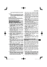 Предварительный просмотр 121 страницы HIKOKI G 23SCA Handling Instructions Manual