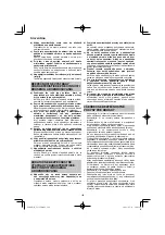 Предварительный просмотр 122 страницы HIKOKI G 23SCA Handling Instructions Manual