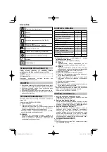 Предварительный просмотр 124 страницы HIKOKI G 23SCA Handling Instructions Manual