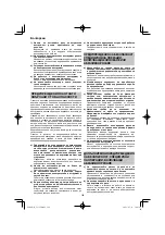 Предварительный просмотр 128 страницы HIKOKI G 23SCA Handling Instructions Manual