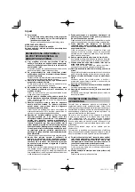 Предварительный просмотр 134 страницы HIKOKI G 23SCA Handling Instructions Manual