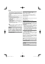 Предварительный просмотр 138 страницы HIKOKI G 23SCA Handling Instructions Manual