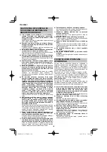 Предварительный просмотр 140 страницы HIKOKI G 23SCA Handling Instructions Manual