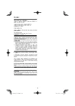 Предварительный просмотр 144 страницы HIKOKI G 23SCA Handling Instructions Manual