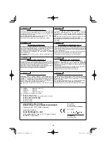 Предварительный просмотр 153 страницы HIKOKI G 23SCA Handling Instructions Manual