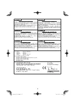 Предварительный просмотр 155 страницы HIKOKI G 23SCA Handling Instructions Manual