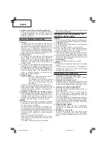 Preview for 12 page of HIKOKI G 23SU Handling Instructions Manual