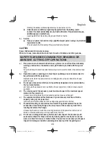 Preview for 33 page of HIKOKI G 3610DA Handling Instructions Manual