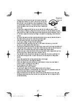 Preview for 37 page of HIKOKI G 3610DA Handling Instructions Manual