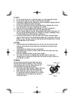 Preview for 40 page of HIKOKI G 3610DA Handling Instructions Manual