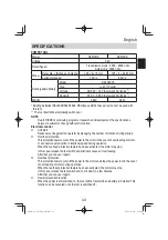 Preview for 43 page of HIKOKI G 3610DA Handling Instructions Manual