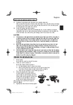 Preview for 47 page of HIKOKI G 3610DA Handling Instructions Manual