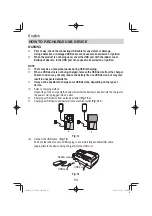 Preview for 54 page of HIKOKI G 3610DA Handling Instructions Manual