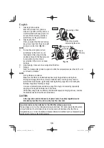 Preview for 56 page of HIKOKI G 3610DA Handling Instructions Manual