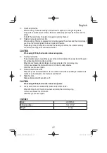 Предварительный просмотр 47 страницы HIKOKI G 3610DVE Handling Instructions Manual