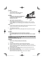 Предварительный просмотр 58 страницы HIKOKI G 3610DVE Handling Instructions Manual