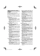 Предварительный просмотр 6 страницы HIKOKI G 3612DA Handling Instructions Manual