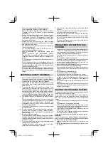 Предварительный просмотр 9 страницы HIKOKI G 3612DA Handling Instructions Manual