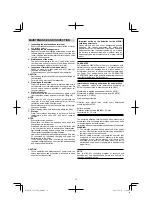 Предварительный просмотр 15 страницы HIKOKI G 3612DA Handling Instructions Manual